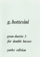 GRAN DUETTO #3 FOR DOUBLE BASSES IMPORT cover